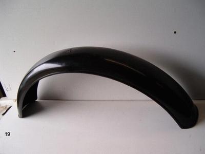 Universeel en Spatborden \u003e Cross spatbord 19 Zwart- breed\u003d12,5cm. totale  lengte\u003d 78cm. - Schaaf bromfietsen